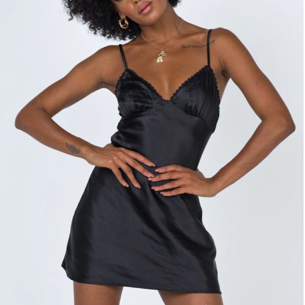 Roman Mini Dress Black